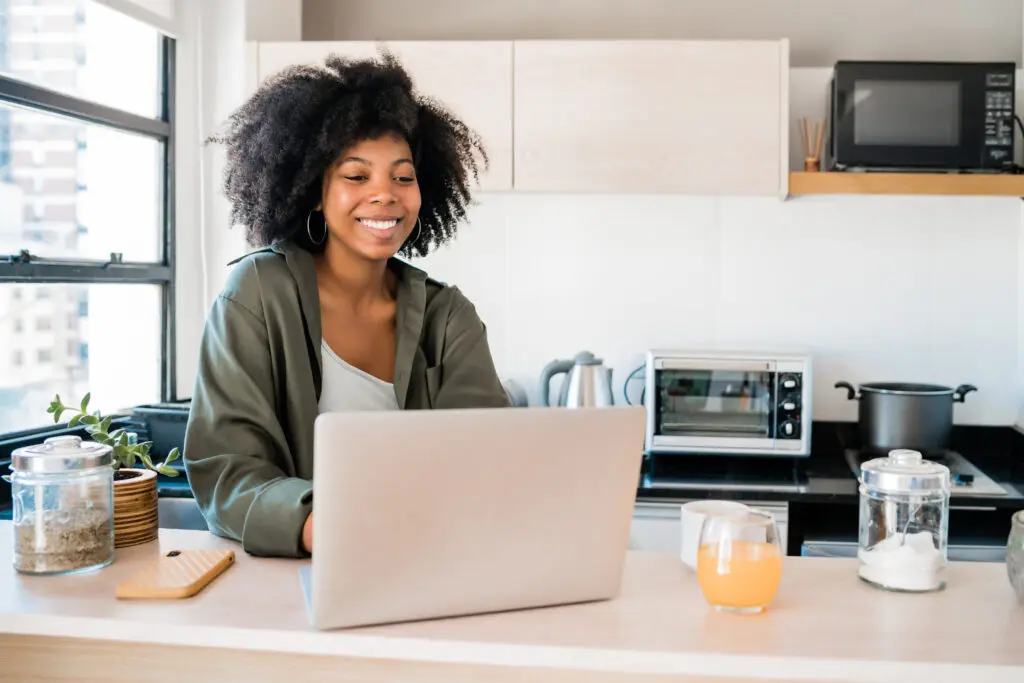 Woman on laptop