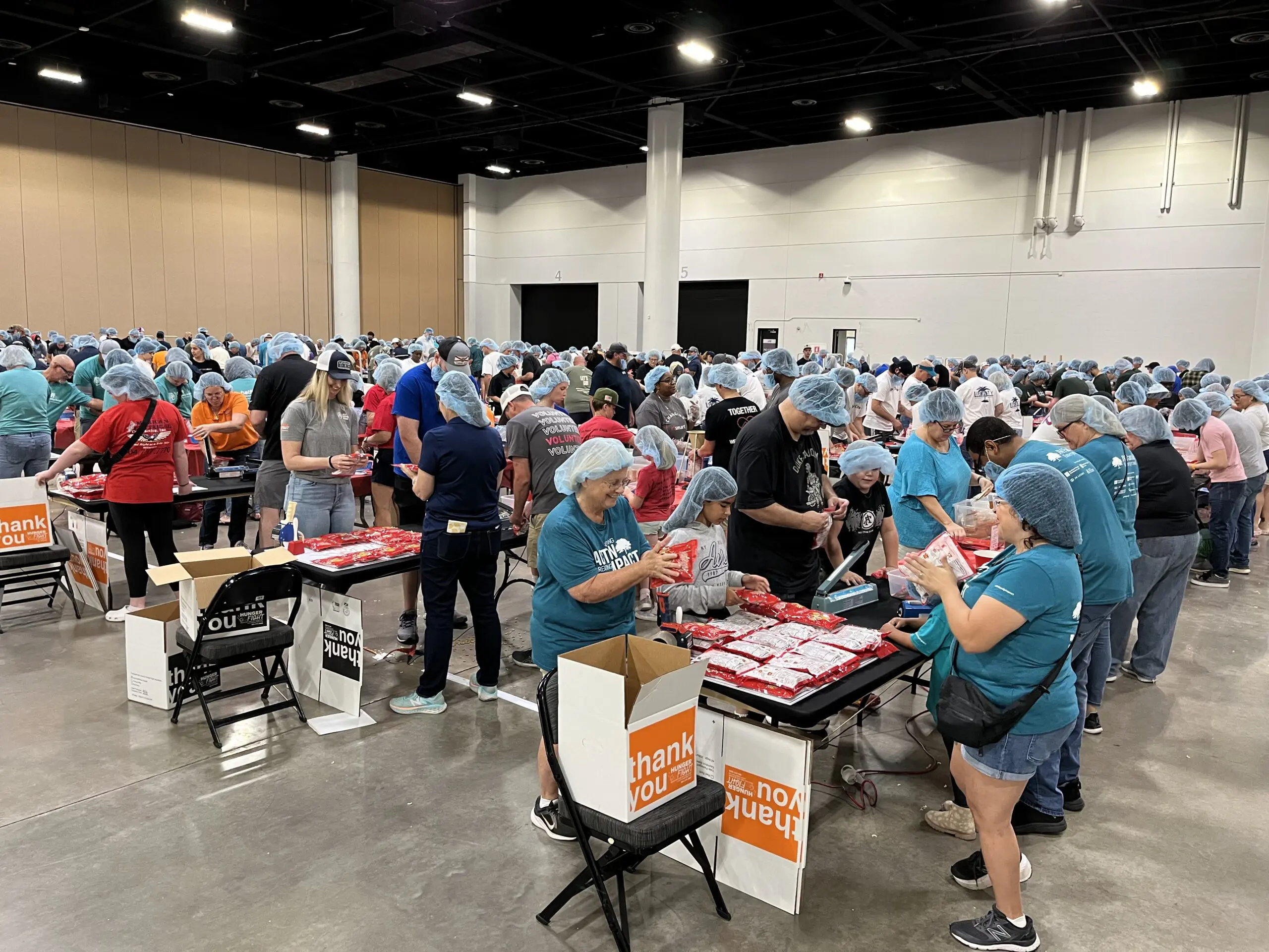 Jacksonville Volunteers Pack 400,000 Meals for Hungry Children in Florida’s First Coast