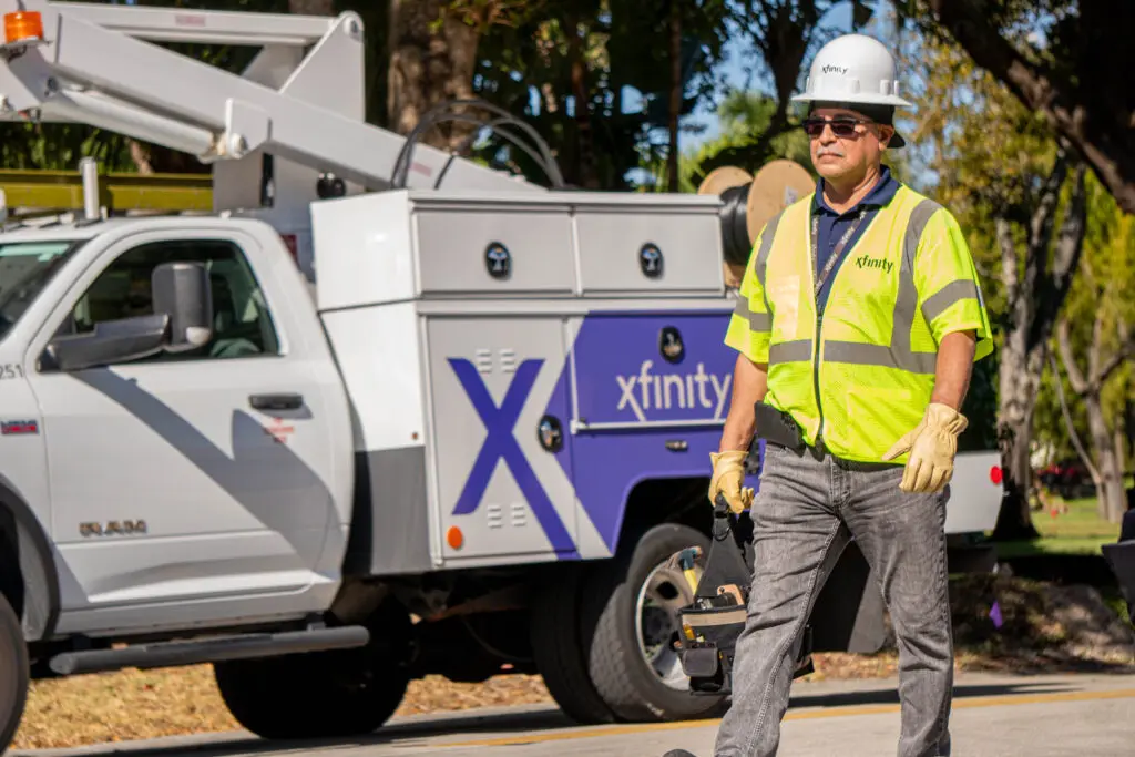 The Xfinity crew arrives in Coral Springs to connect residents to reliable, high-speed internet.