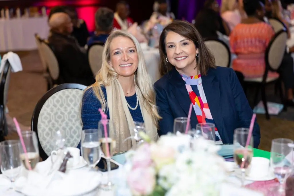 Rachael Bonlarron, Director of Government & Regulatory Affairs and Stephanie Brown, VP of Finance attend the Giraffe Awards