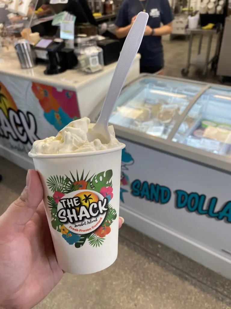 Ice cream from the Shack