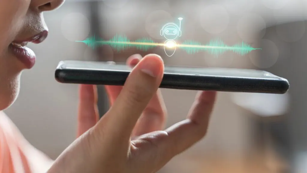 Woman using AI to spring clean her phone