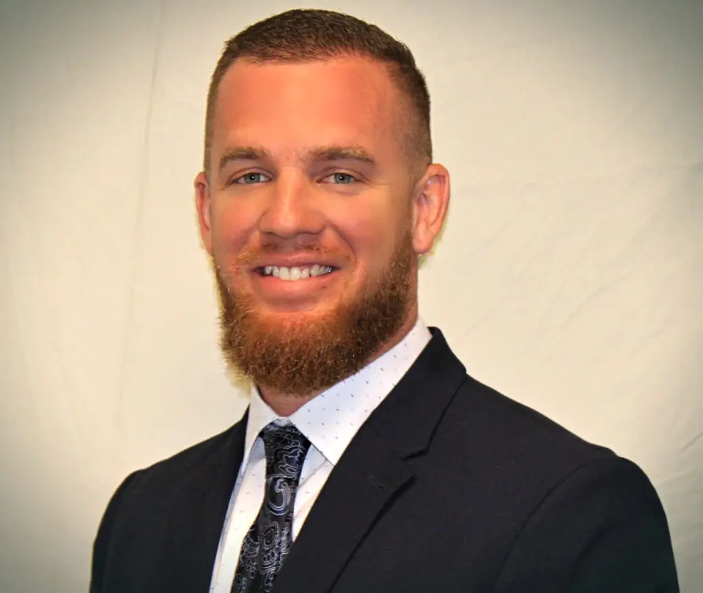 Brian Kelly, a Flag Ambassador for Operation Old Glory, a flag replacement program