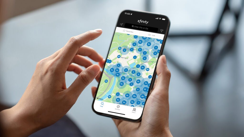 Free Xfinity WiFi Hotspots as Helen Approaches