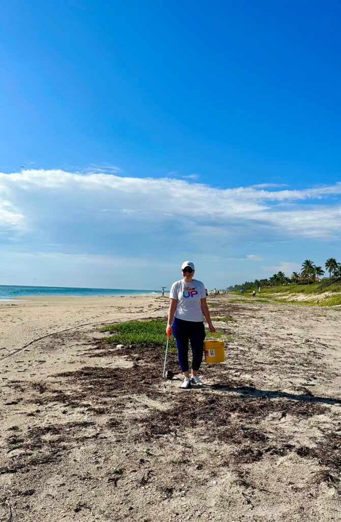 Comcast employees on beach in Palm Beach County