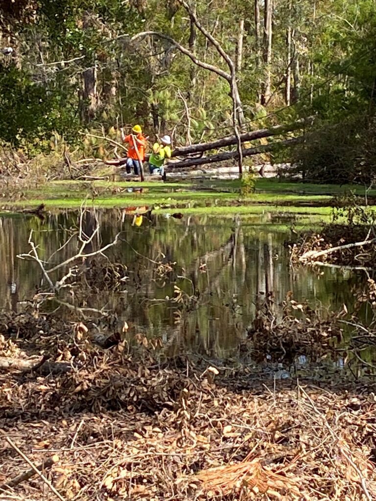 Xfinity workers restore network connectivity in the Big Bend.