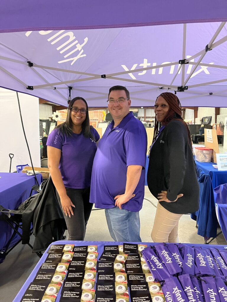 Xfinity team at the DeSoto County Fair