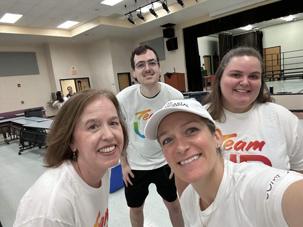 Comcast employees at the event