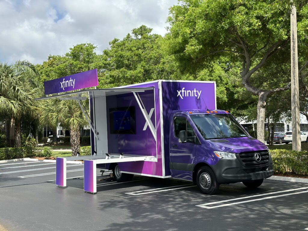 Xfinity demonstration van