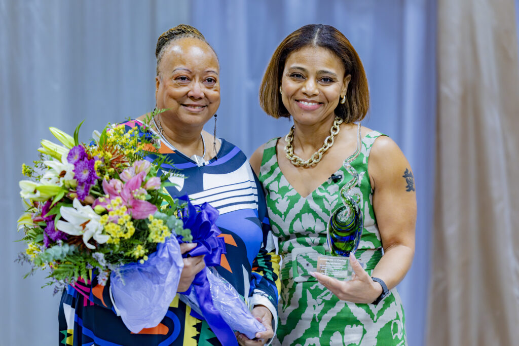 Deborah Pearson and Quiana Pinckney at the Champions of Change event