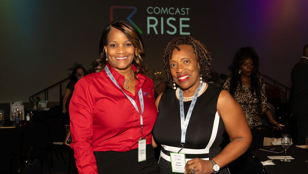 Comcast RISE Recipients pose for a photo