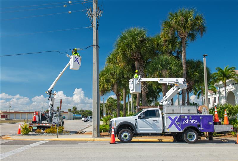 Comcast network expansion in Okeechobee County, Florida.